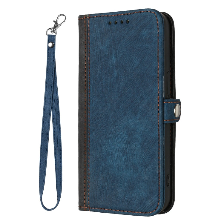 For Google Pixel 9 Side Buckle Double Fold Hand Strap Leather Phone Case(Royal Blue) - Google Cases by PMC TechLife | Online Shopping South Africa | PMC TechLife | Buy Now Pay Later Mobicred