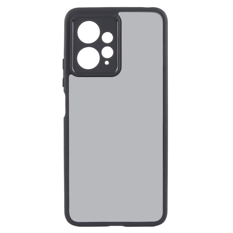 For Xiaomi Redmi Note 12 4G Fine Pore Matte Black TPU + PC Phone Case - Xiaomi Cases by PMC TechLife | Online Shopping South Africa | PMC TechLife | Buy Now Pay Later Mobicred