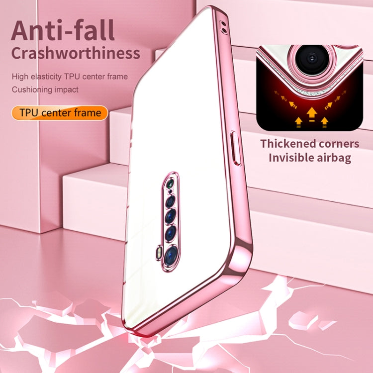 For OPPO Reno2 Transparent Plating Fine Hole Phone Case(Transparent) - free shipping - PMC TechLife - Order now!