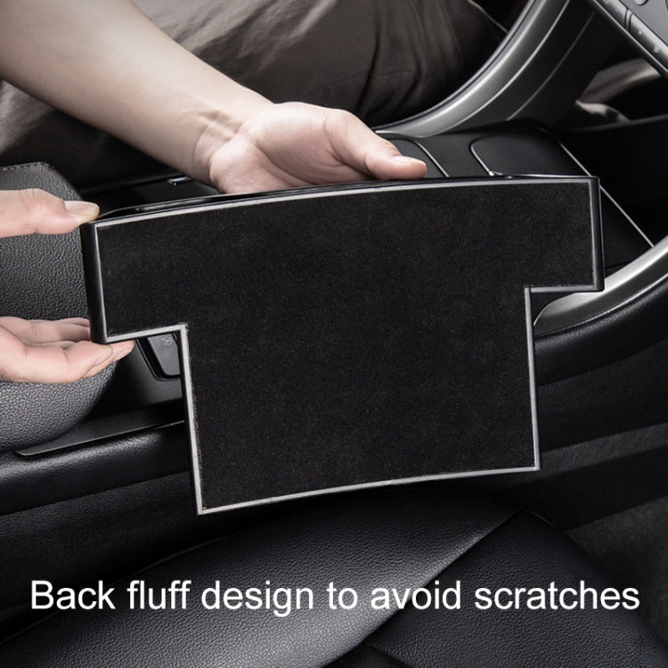 Car Multi-functional Console Box Cup Holder Seat Gap Side Storage Box, Leather Style, Color:Beige(Front Passenger Seat) - free shipping - PMC TechLife - Order now!