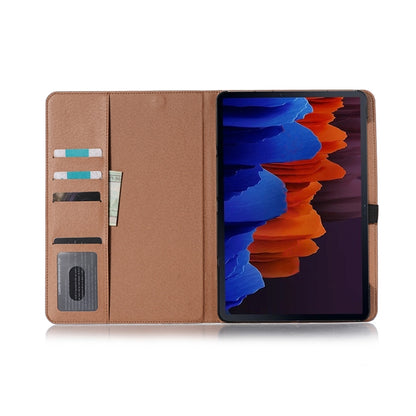 For Samsung Galaxy Tab S9 FE Retro Book Leather Tablet Case(Light Brown) - Galaxy Tab S9 FE by PMC Jewellery | Online Shopping South Africa | PMC Jewellery | Buy Now Pay Later Mobicred