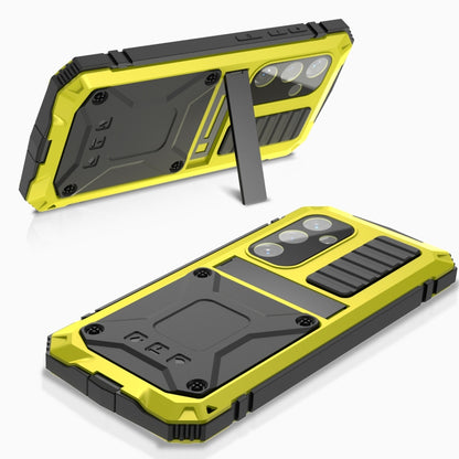 For Samsung Galaxy S24 5G R-JUST Life Waterproof Dustproof Shockproof Phone Case(Yellow) - Galaxy S24 5G Cases by R-JUST | Online Shopping South Africa | PMC Jewellery | Buy Now Pay Later Mobicred