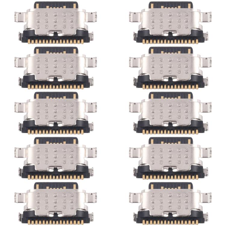 For Infinix Zero 30 5G X6731 10pcs Original Charging Port Connector - Single Tail Connector by PMc TechLife | Online Shopping South Africa | PMc TechLife | Buy Now Pay Later Mobicred
