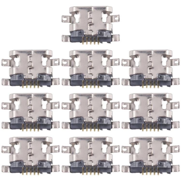 For Tecno Spark 8C KG5K 10pcs Original Charging Port Connector - Single Tail Connector by PMc TechLife | Online Shopping South Africa | PMc TechLife | Buy Now Pay Later Mobicred