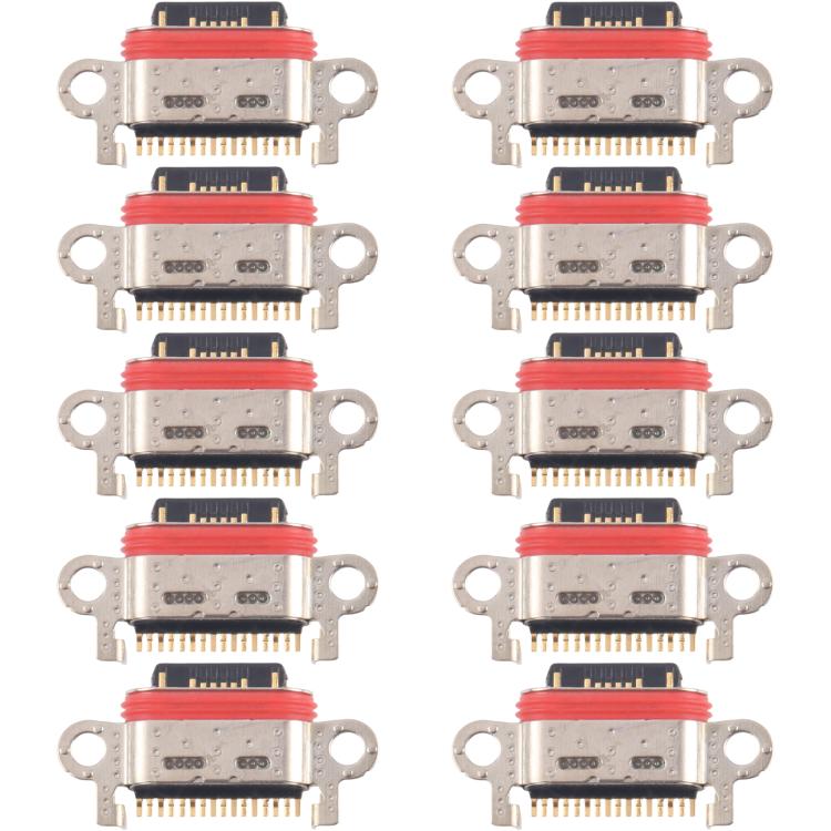 For OPPO Reno11 Pro 5G CPH2607 10pcs Original Charging Port Connector - Single Tail Connector by PMc TechLife | Online Shopping South Africa | PMc TechLife | Buy Now Pay Later Mobicred