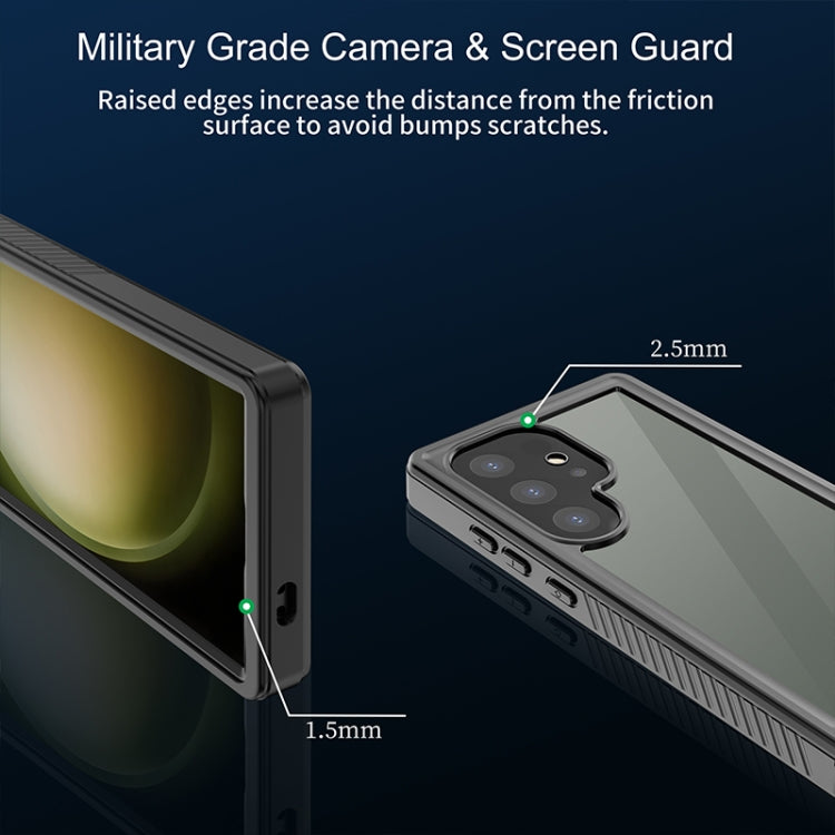 For Samsung Galaxy S24 Ultra 5G RedPepper IP68 Waterproof Phone Case(Black) - free shipping - PMC TechLife - Order now!