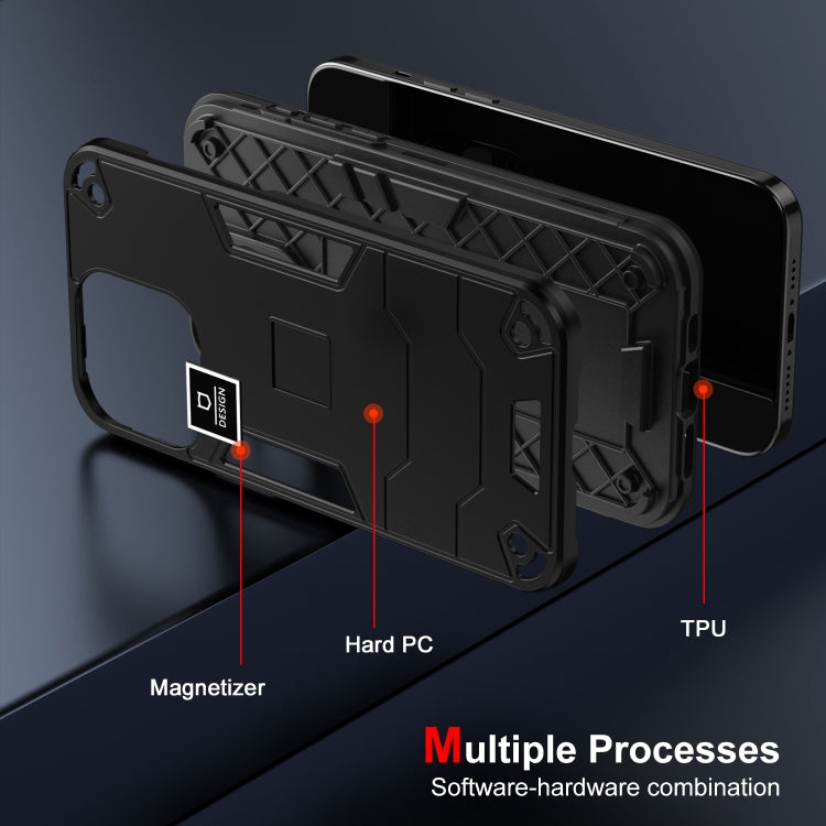 For Tecno Camon 19 2 in 1 Shockproof Phone Case(Black) - free shipping - PMC TechLife - Order now!