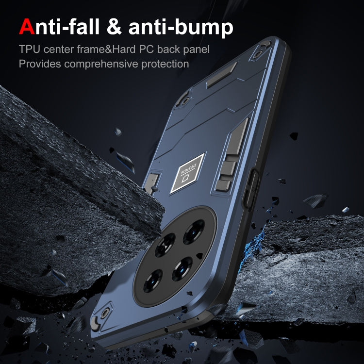 For Tecno Spark 20 Pro+ 2 in 1 Shockproof Phone Case(Blue) - Tecno Cases by PMC TechLife | Online Shopping South Africa | PMC TechLife | Buy Now Pay Later Mobicred