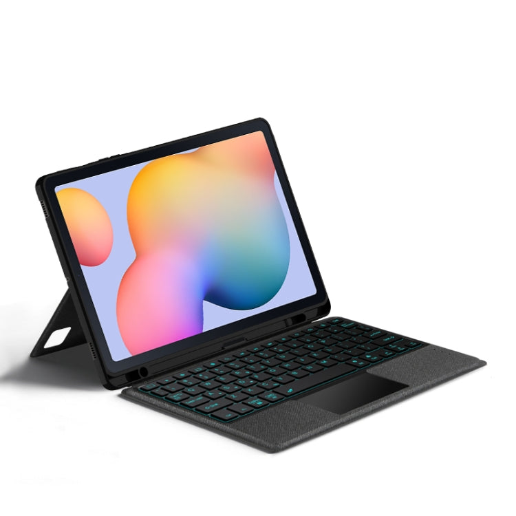 For Samsung Galaxy Tab S6 Lite 2020 / 2022 YJ-P610 Split Bluetooth Keyboard Leather Tablet Case - Samsung Keyboard by PMC TechLife | Online Shopping South Africa | PMC TechLife