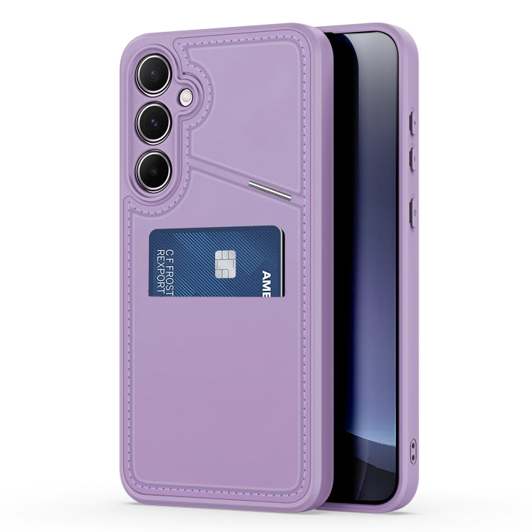 For Samsung Galaxy S25 5G DUX DUCIS Rafi II Series MagSafe Magnetic Holder RFID Phone Case(Purple) - Galaxy S25 5G Cases by DUX DUCIS | Online Shopping South Africa | PMC Jewellery | Buy Now Pay Later Mobicred