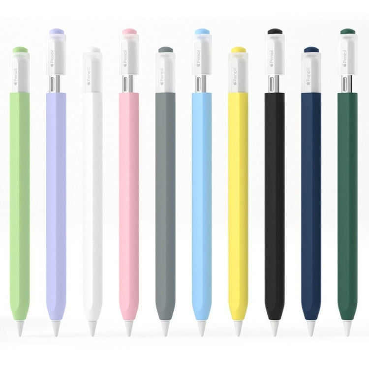 For Apple Pencil (USB-C) Jelly Silicone Stylus Pen Protective Cover(Matcha Green) - Pencil Accessories by PMC Jewellery | Online Shopping South Africa | PMC Jewellery | Buy Now Pay Later Mobicred