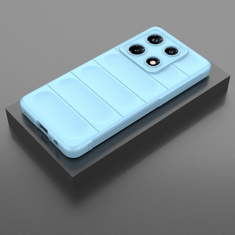 For Infinix Note 30 Pro X6788 Magic Shield TPU + Flannel Phone Case(Light Blue) - Infinix Cases by PMC TechLife | Online Shopping South Africa | PMC TechLife | Buy Now Pay Later Mobicred