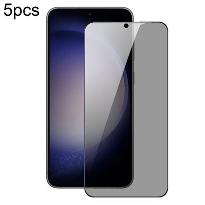 For Samsung Galaxy S22 5G 5pcs DUX DUCIS 0.33mm 9H High Aluminum Anti-spy HD Tempered Glass Film - Galaxy S22 5G Tempered Glass by DUX DUCIS | Online Shopping South Africa | PMC Jewellery | Buy Now Pay Later Mobicred