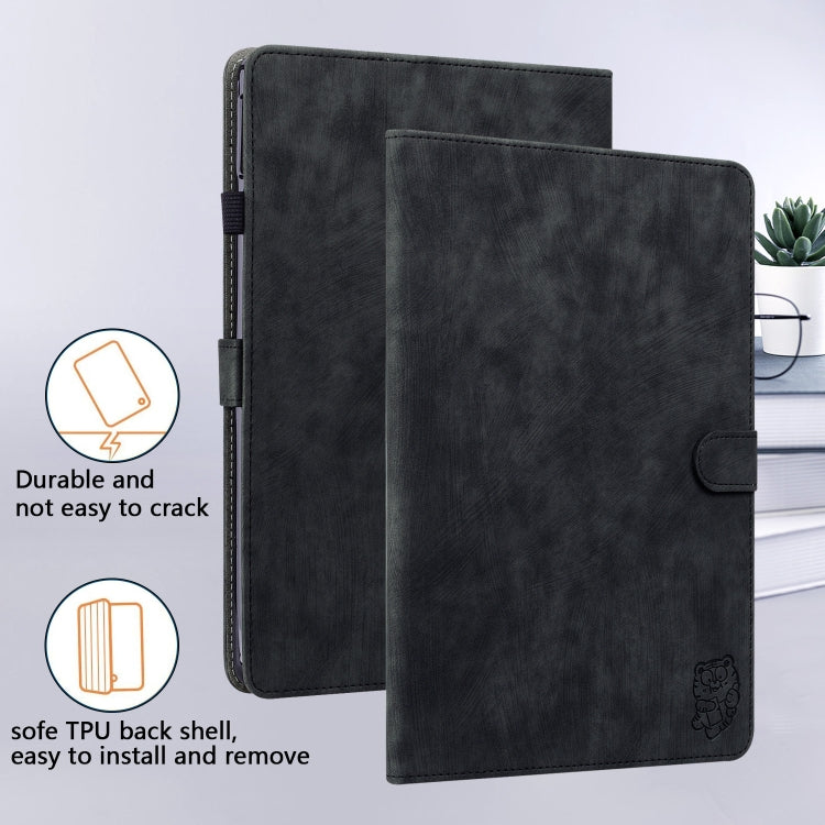 For Amazon Kindle Paperwhite 5 2024 Tiger Pattern Flip Leather Tablet Case(Black) - free shipping - PMC Jewellery - Order now!