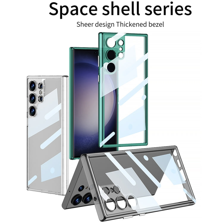 For Samsung Galaxy S24 Ultra 5G GKK Space Frame Transparent PC + TPU Phone Case(Transparent) - Galaxy S24 Ultra 5G Cases by GKK | Online Shopping South Africa | PMC Jewellery | Buy Now Pay Later Mobicred