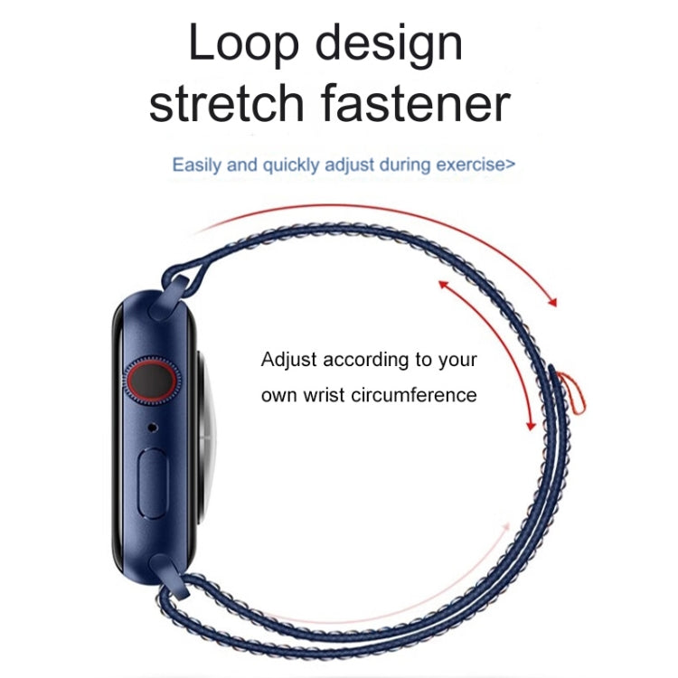 For Apple Watch Series 4 44mm Loop Nylon Watch Band(Starlight) - free shipping - PMC TechLife - Order now!