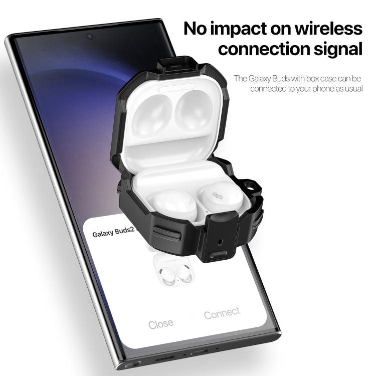 For Samsung Galaxy Buds 2/2 Pro / Buds FE DUX DUCIS SECF Series TPU + PC Wireless Earphones Protective Case(Black) - Samsung Earphone Case by DUX DUCIS | Online Shopping South Africa | PMC Jewellery | Buy Now Pay Later Mobicred