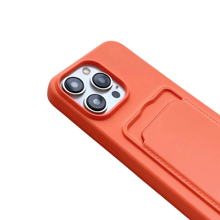 For iPhone 16 Pro Card Slot Liquid Silicone Phone Case with Lanyard(Dark Green) - iPhone 16 Pro Cases by PMC TechLife | Online Shopping South Africa | PMC TechLife | Buy Now Pay Later Mobicred