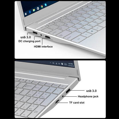 V8 15.6 inch Ultrathin Laptop, 16GB+1TB, Windows 10 Intel Processor N95 Quad Core(Silver) - Others by PMC Jewellery | Online Shopping South Africa | PMC Jewellery