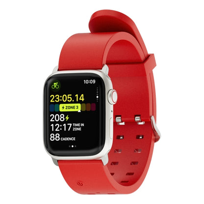 For Apple Watch 42mm Luminous Colorful Light Silicone Watch Band(Red) - Watch Bands by PMC Jewellery | Online Shopping South Africa | PMC Jewellery