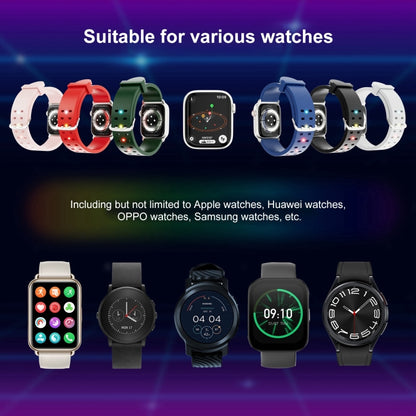 For Apple Watch Series 9 41mm Luminous Colorful Light Silicone Watch Band(Green) - Watch Bands by PMC Jewellery | Online Shopping South Africa | PMC Jewellery