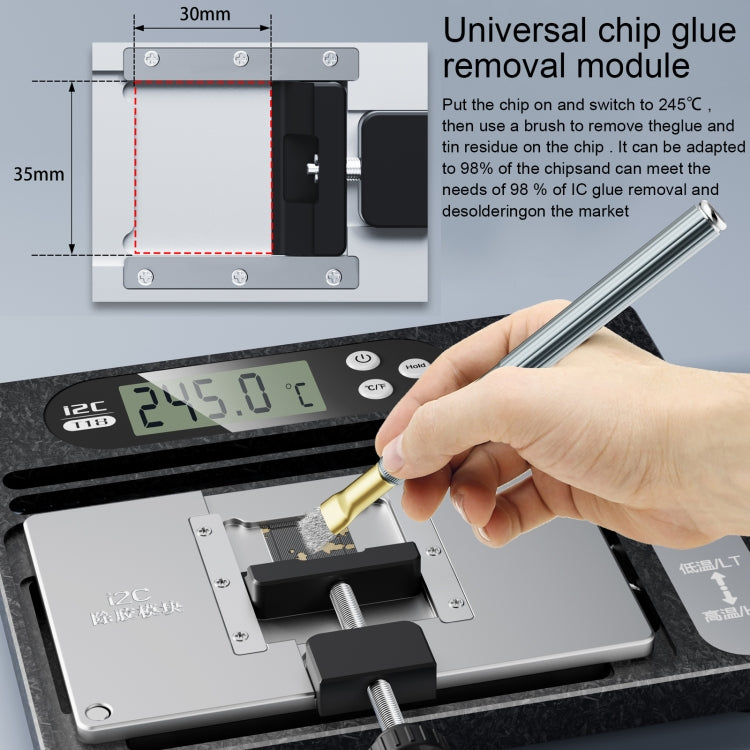 i2C T18 LCD Display PCB Motherboard Layered Desoldering Station With Glue Removal Module, US Plug - Repair Platform by i2C | Online Shopping South Africa | PMC Jewellery | Buy Now Pay Later Mobicred