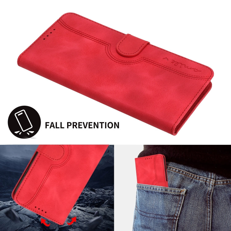 For Tecno Spark Go 2024 Heart Pattern Skin Feel Leather Phone Case(Red) - Tecno Cases by PMC Jewellery | Online Shopping South Africa | PMC Jewellery | Buy Now Pay Later Mobicred