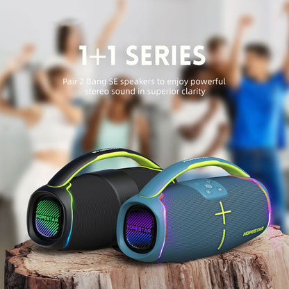 HOPESTAR H61 Outdoor IPX6 Waterproof Portable 50W Surround Bluetooth Speaker(Navy Blue) - Waterproof Speaker by HOPESTAR | Online Shopping South Africa | PMC Jewellery | Buy Now Pay Later Mobicred