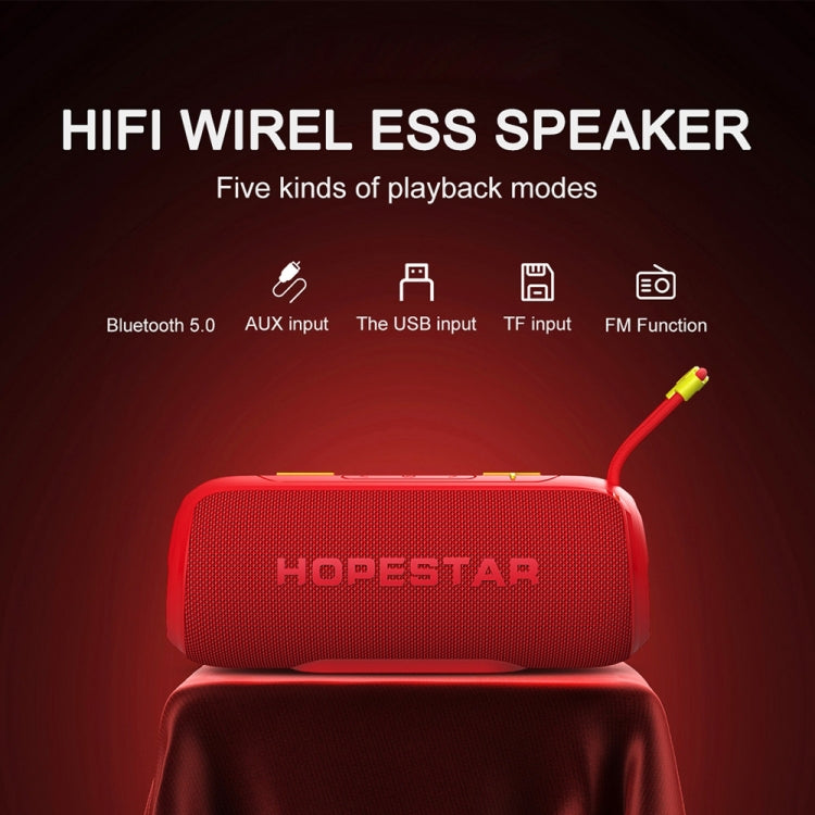 HOPESTAR P26 Outdoor Portable lPX6 Waterproof Dazzling Bluetooth Speaker(Black) - Waterproof Speaker by HOPESTAR | Online Shopping South Africa | PMC Jewellery | Buy Now Pay Later Mobicred