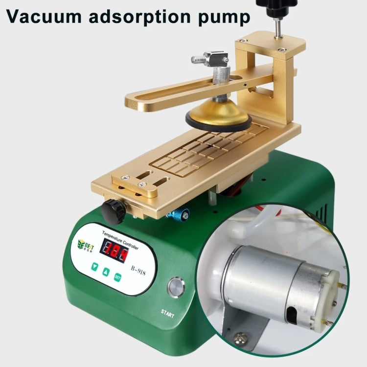 BEST B-918A 7 inch 110V Vacuum Pump LCD Screen Rotary Heating Platform Separator, US Plug - Separation Equipment by BEST | Online Shopping South Africa | PMC Jewellery | Buy Now Pay Later Mobicred