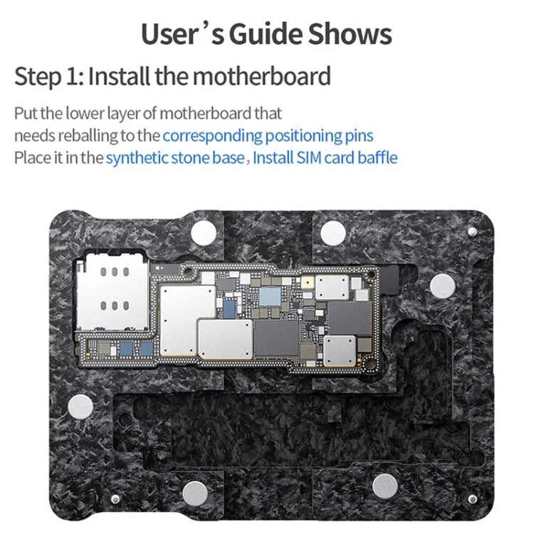 Qianli Magnetic Middle Layer BGA Reballing Platform For iPhone 15 Series - BGA Stencils by QIANLI | Online Shopping South Africa | PMC Jewellery | Buy Now Pay Later Mobicred