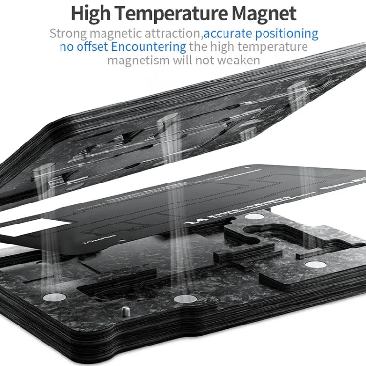 Qianli Magnetic Middle Layer BGA Reballing Platform For iPhone 14 Series - BGA Stencils by QIANLI | Online Shopping South Africa | PMC Jewellery