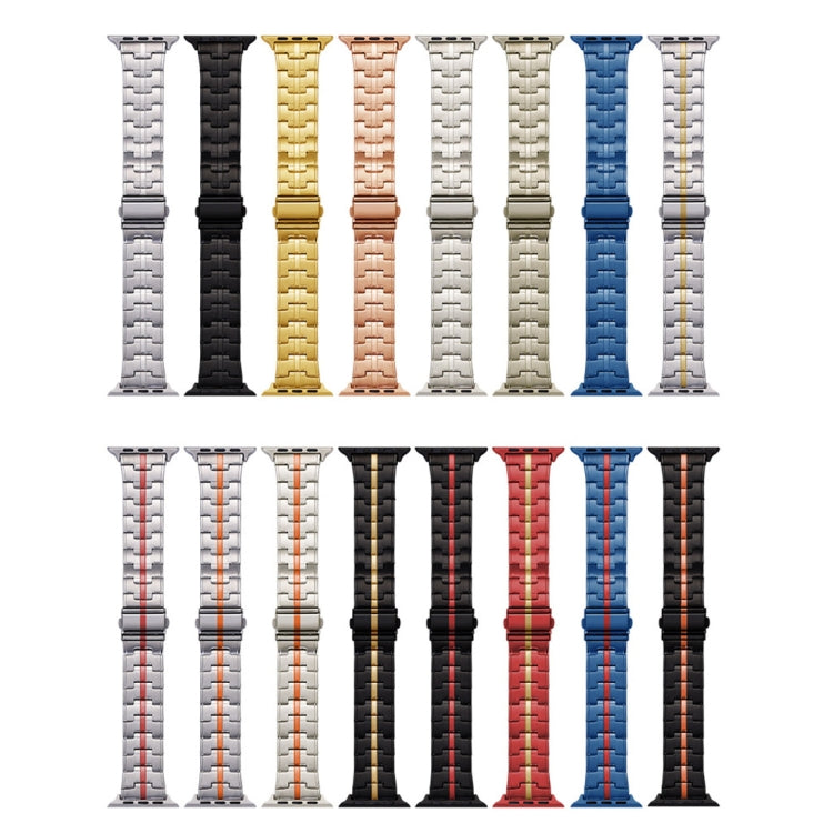 For Apple Watch SE 40mm Stainless Steel Watch Band(Blue) - free shipping - PMC TechLife - Order now!
