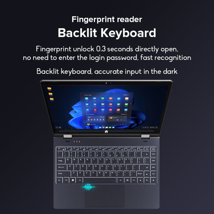 Ninkear N14 Yoga 14 inch Laptop, 16GB+1TB, Windows 11 Home Intel Alder Lake-N95 4K UHD Touch Screen(EU Plug) - Others by PMC Jewellery | Online Shopping South Africa | PMC Jewellery