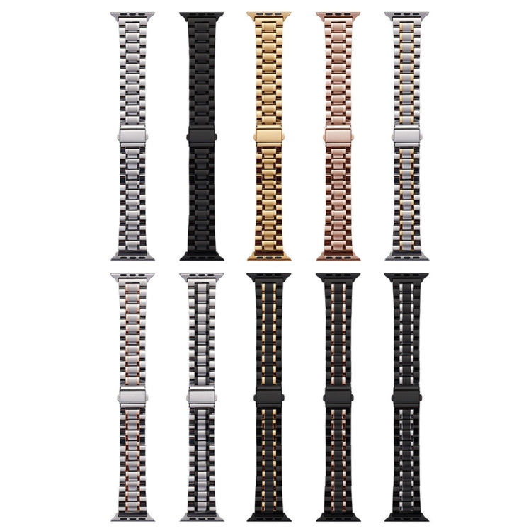 For Apple Watch 38mm Five-Beads Stainless Steel Watch Band(Silver) - free shipping - PMC TechLife - Order now!
