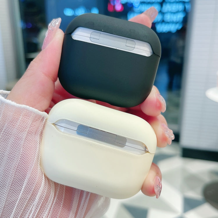 For AirPods Pro Panda Records Pattern Earbuds Box Frosted TPU Case(White) - For AirPods Pro by PMC Jewellery | Online Shopping South Africa | PMC Jewellery | Buy Now Pay Later Mobicred
