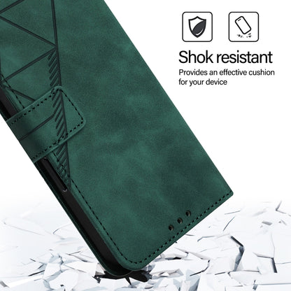 For Google Pixel 9 Pro XL Crossbody 3D Embossed Flip Leather Phone Case(Dark Green) - Google Cases by PMC Jewellery | Online Shopping South Africa | PMC Jewellery | Buy Now Pay Later Mobicred