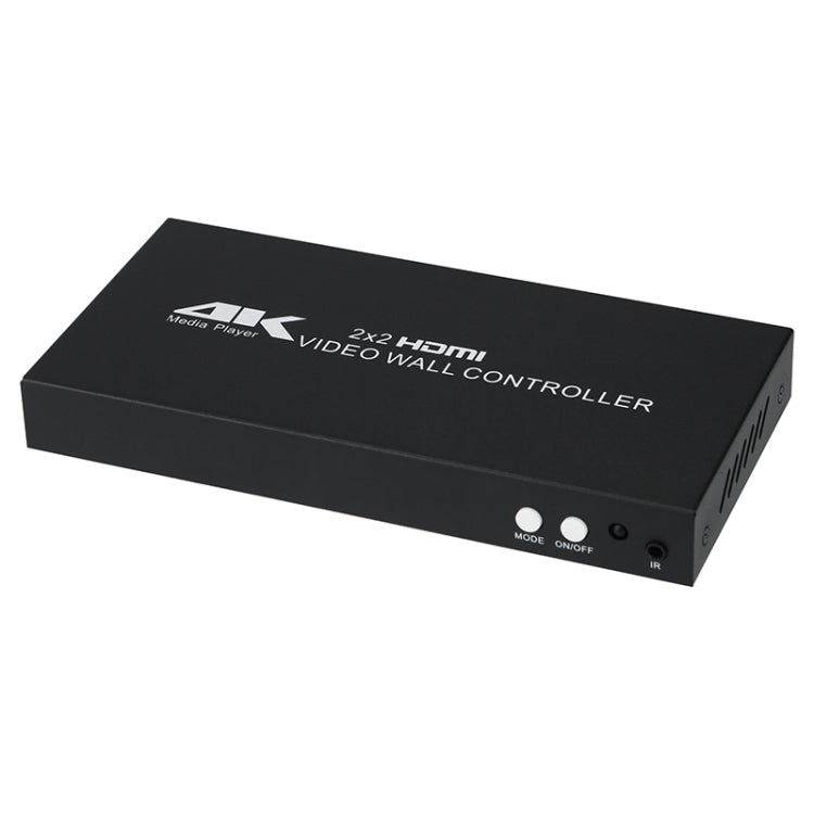 XP02 4K 2x2 HDMI Video Wall Controller Multi-screen Splicing Processor, Style:Ordinary(US Plug) - Splitter by PMC Jewellery | Online Shopping South Africa | PMC Jewellery | Buy Now Pay Later Mobicred