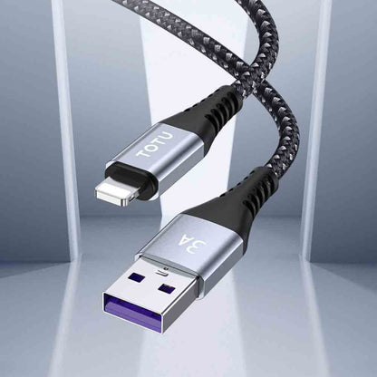 TOTU CB-5-PD 27W USB-C/Type-C to 8 Pin Data Cable, Length: 1m(Grey) - 2 in 1 Cable by TOTUDESIGN | Online Shopping South Africa | PMC Jewellery | Buy Now Pay Later Mobicred