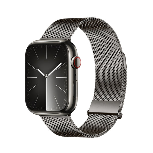 For Apple Watch SE 2022 40mm DUX DUCIS Milanese Pro Series Stainless Steel Watch Band(Graphite) - Watch Bands by DUX DUCIS | Online Shopping South Africa | PMC Jewellery