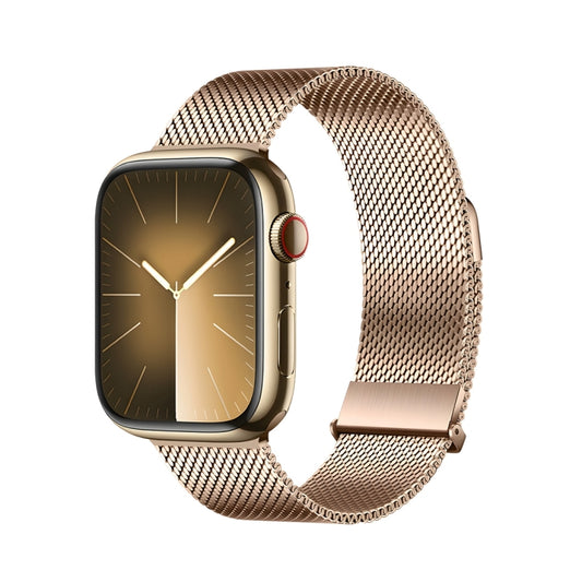 For Apple Watch SE 40mm DUX DUCIS Milanese Pro Series Stainless Steel Watch Band(Gold) - Watch Bands by DUX DUCIS | Online Shopping South Africa | PMC Jewellery