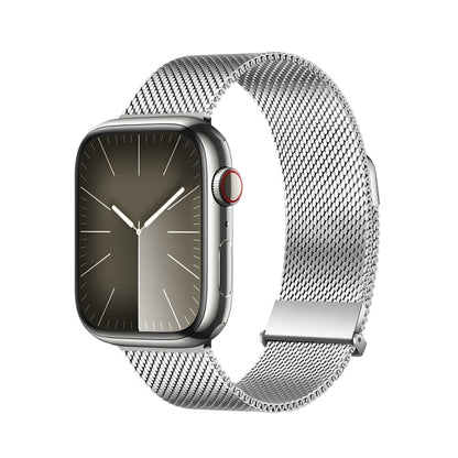 For Apple Watch Series 6 40mm DUX DUCIS Milanese Pro Series Stainless Steel Watch Band(Silver) - Watch Bands by DUX DUCIS | Online Shopping South Africa | PMC Jewellery