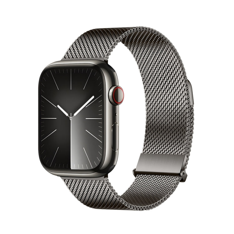 For Apple Watch Series 5 40mm DUX DUCIS Milanese Pro Series Stainless Steel Watch Band(Graphite) - Watch Bands by DUX DUCIS | Online Shopping South Africa | PMC Jewellery