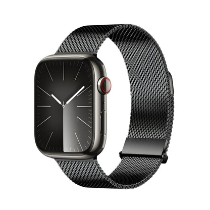 For Apple Watch 38mm DUX DUCIS Milanese Pro Series Stainless Steel Watch Band(Black) - Watch Bands by DUX DUCIS | Online Shopping South Africa | PMC Jewellery