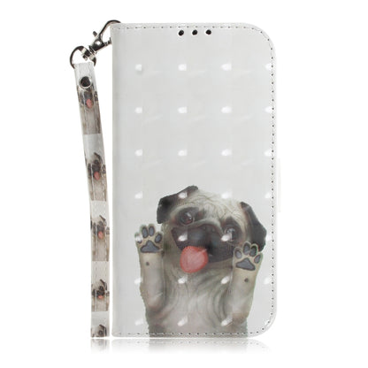 For Google Pixel 9 Pro 3D Colored Horizontal Flip Leather Phone Case(Pug) - Google Cases by PMC Jewellery | Online Shopping South Africa | PMC Jewellery | Buy Now Pay Later Mobicred