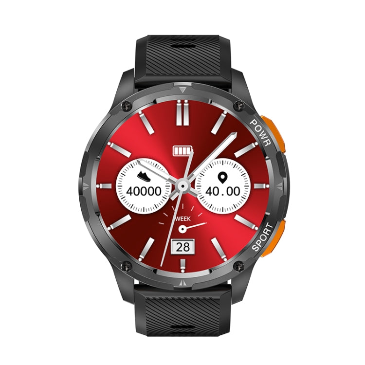 LEMFO AK59 1.43 inch AMLOED Round Screen Silicone Strap Smart Watch(Black) - free shipping - PMC TechLife - Order now!