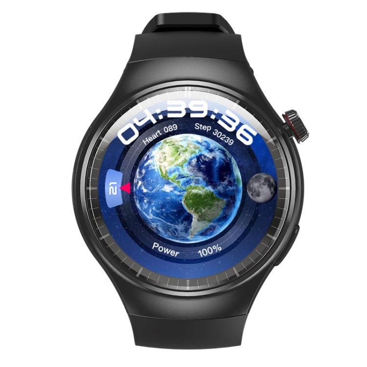 LEMFO DM80 1.43 inch AMOLED Round Screen Smart Watch Android 8.1, Specification:2GB+16GB(Black) - Android Watch by LEMFO | Online Shopping South Africa | PMC TechLife | Buy Now Pay Later Mobicred