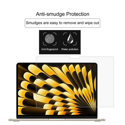 For Macbook Air 15 2024 0.26mm 9H Surface Hardness Explosion-proof Tempered Glass Film - Screen Protectors by PMC Jewellery | Online Shopping South Africa | PMC Jewellery | Buy Now Pay Later Mobicred