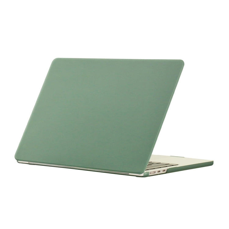 For MacBook Air 15.3 2024 A2941 (M2)/A3114 (M3) Laptop Matte Style Protective Case(Dark Green) - MacBook Air Cases by PMC Jewellery | Online Shopping South Africa | PMC Jewellery | Buy Now Pay Later Mobicred