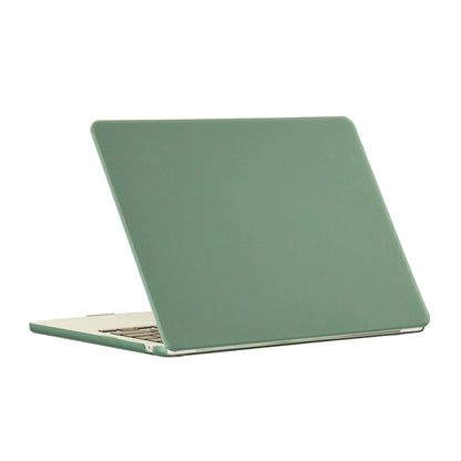 For MacBook Air 15.3 2024 A2941 (M2)/A3114 (M3) Laptop Matte Style Protective Case(Dark Green) - MacBook Air Cases by PMC Jewellery | Online Shopping South Africa | PMC Jewellery | Buy Now Pay Later Mobicred